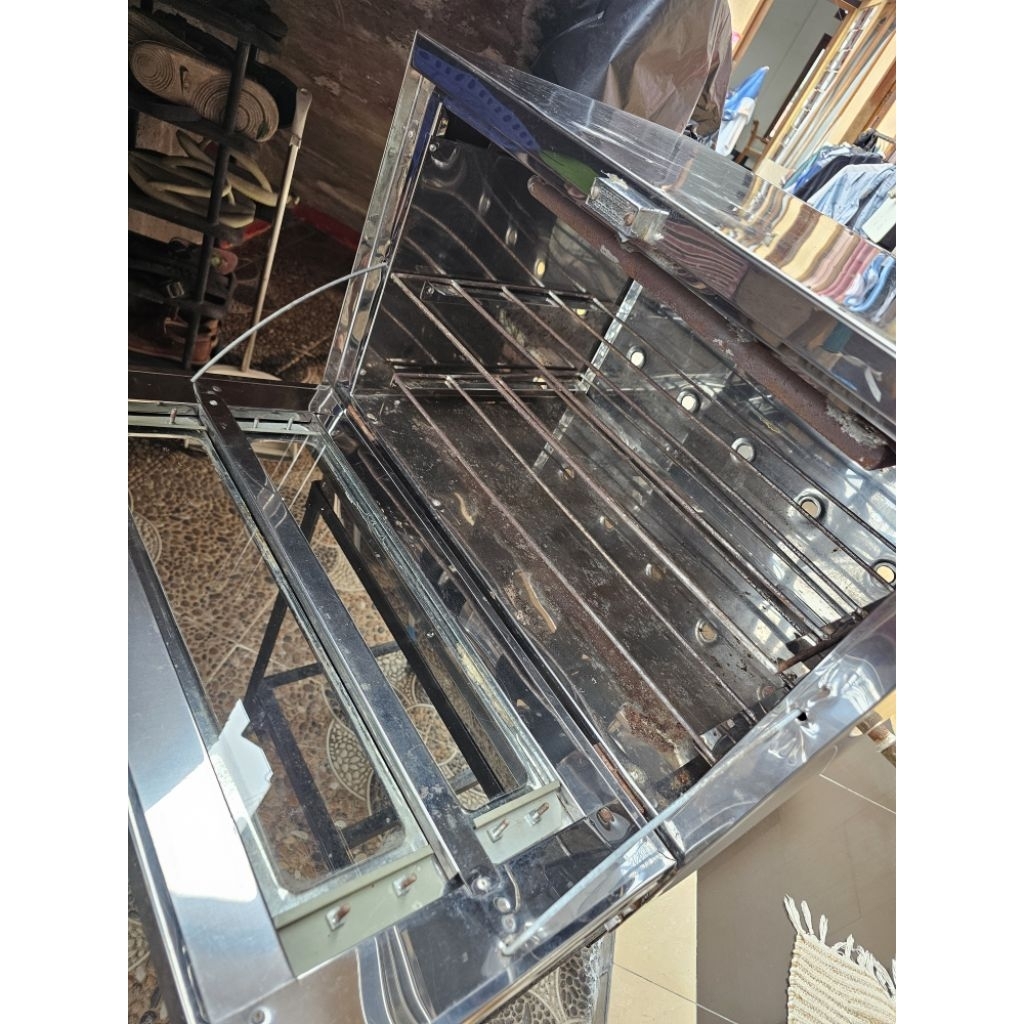 Oven Gas Stainless Anti Karat Ukuran 75x55x70 CM