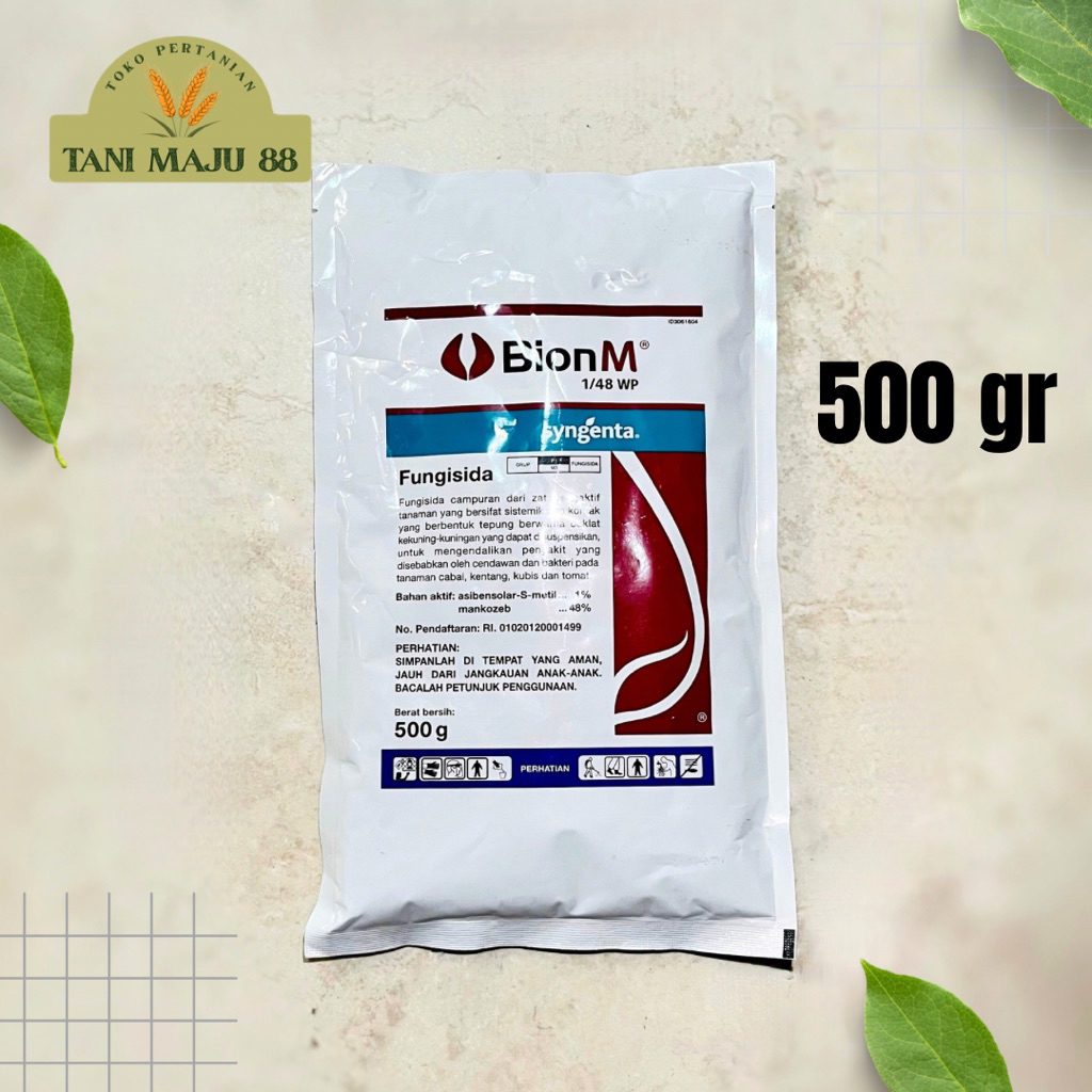 Fungisida Sistemik Mankozeb 80% Bion M BionM 500 Gram