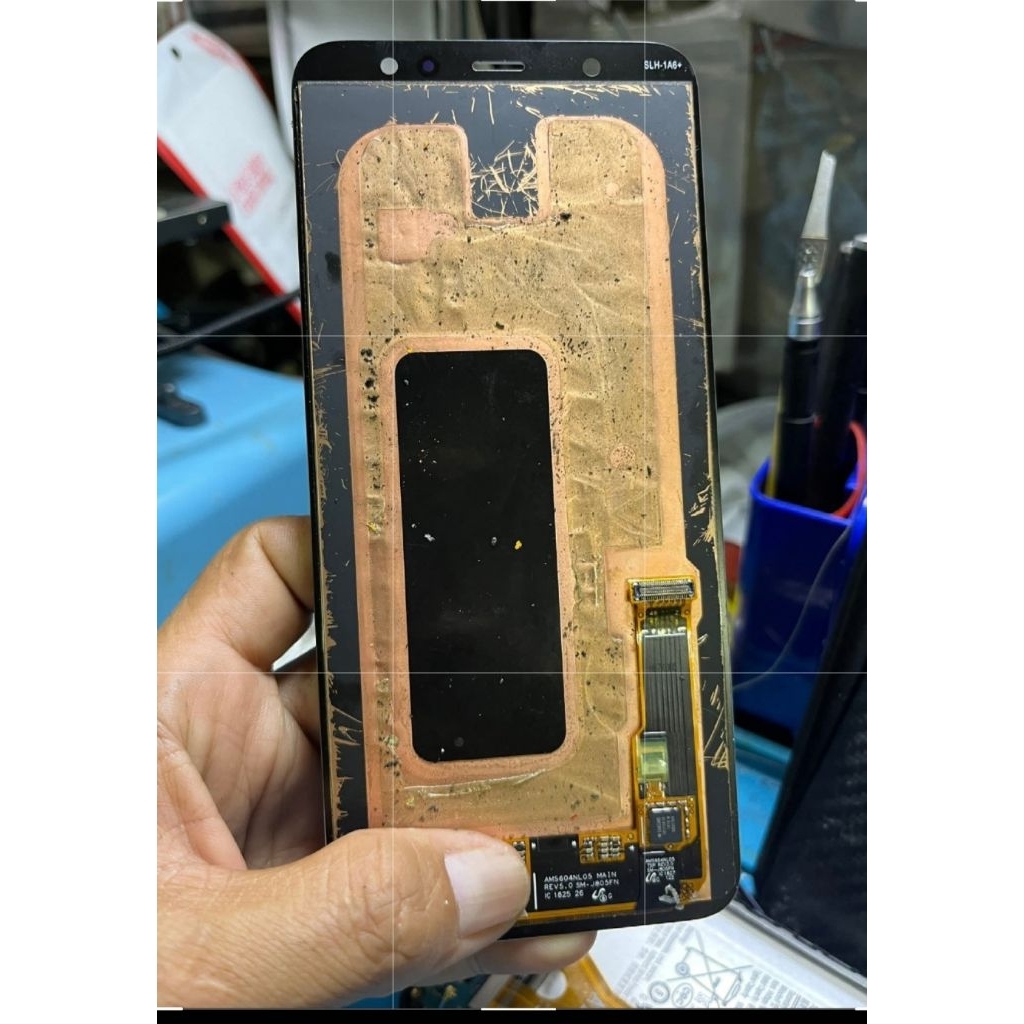 Lcd samsung a6+original copotan exz repiarglas