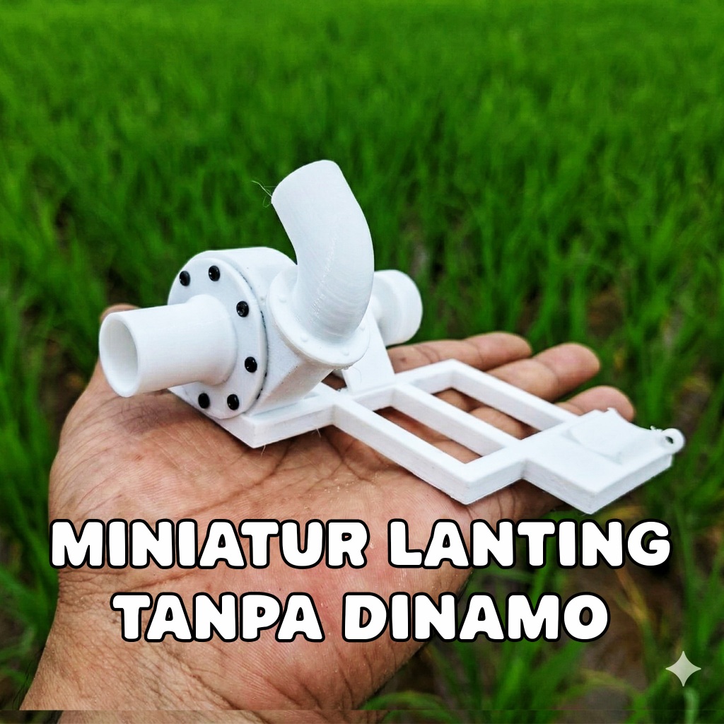 Miniatur pompa air lanting sedot air -tanpa dinamo
