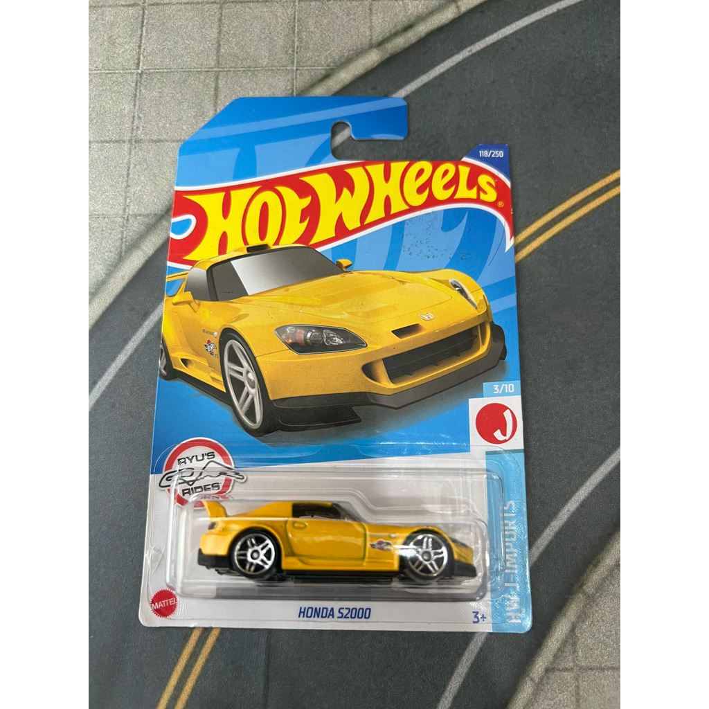 Hot wheels honda s2000 kuning