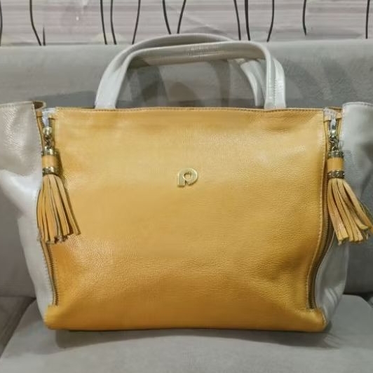 TAS TOTE PAPILLON SEKEN WARNA KUNING MULUS BANGET
