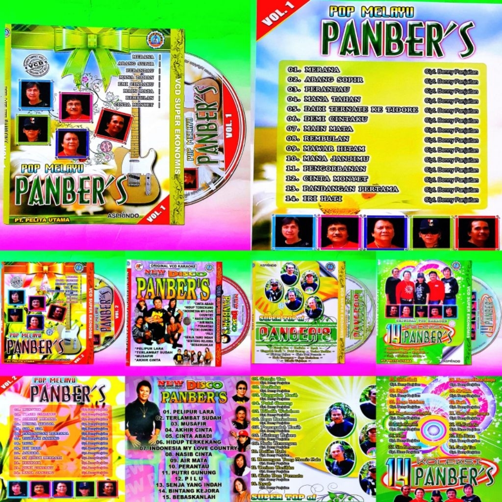 VCD KARAOKE LAGU PANBERS-LAGU KARAOKE NOSTALGIA PANBERS-KASET VCD KARAOKE NO VOCAL-VCD KARAOKE POP L