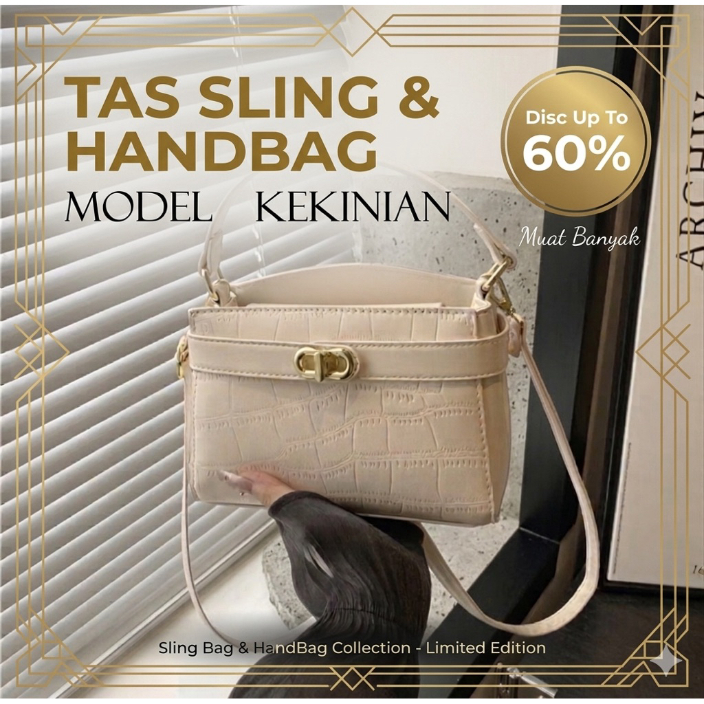 [Luna Bag] Tas Selempang Wanita Serbaguna kekinian mini bag