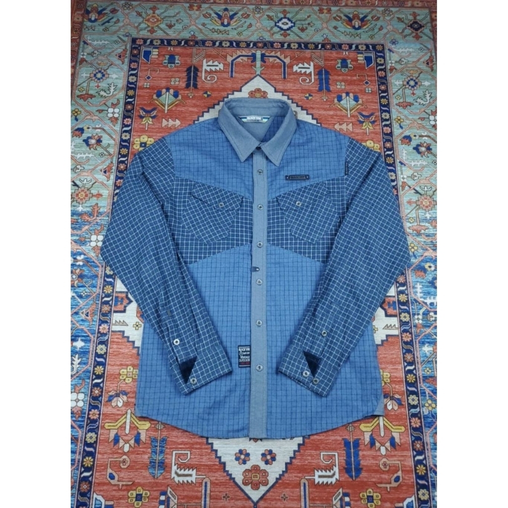 Kemeja Katun Black Yak BY001