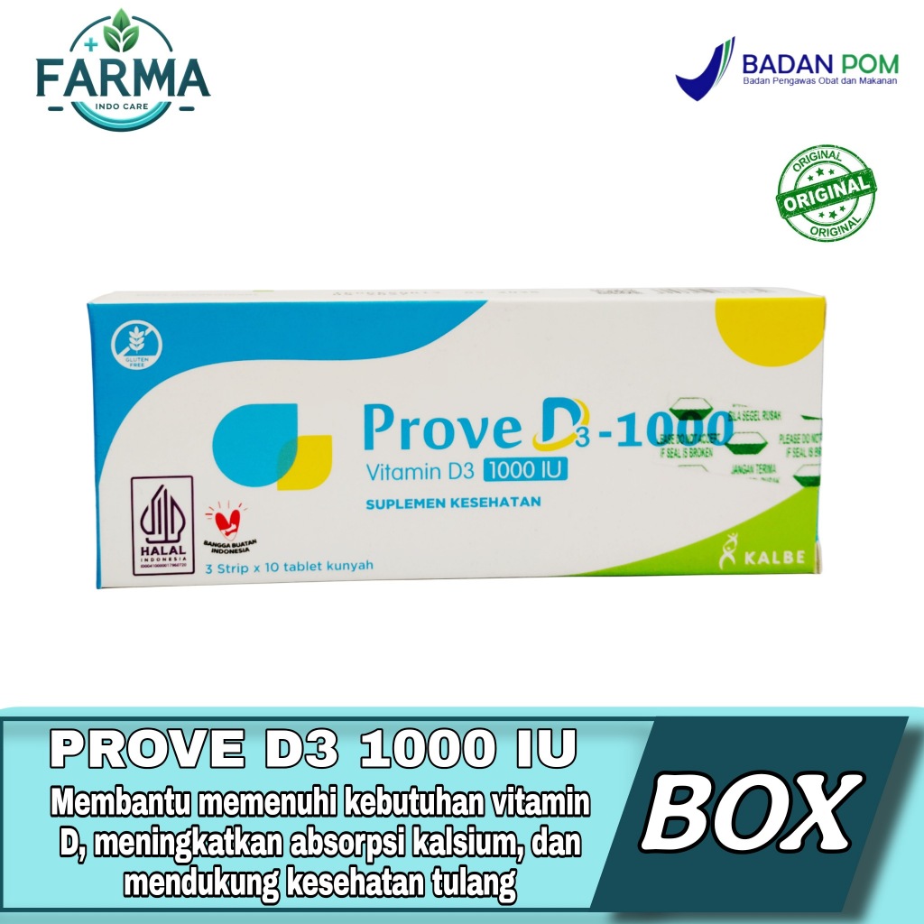 ProveD3 1000 IU Vitamin D / Untuk Kesehatan Tulang