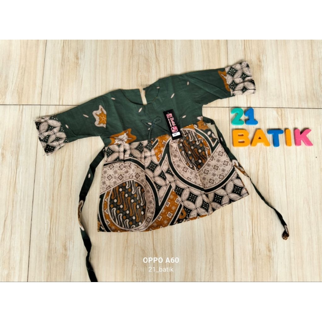 atasan batik anak perempuan 5-6 tahun/atasan batik anak murah