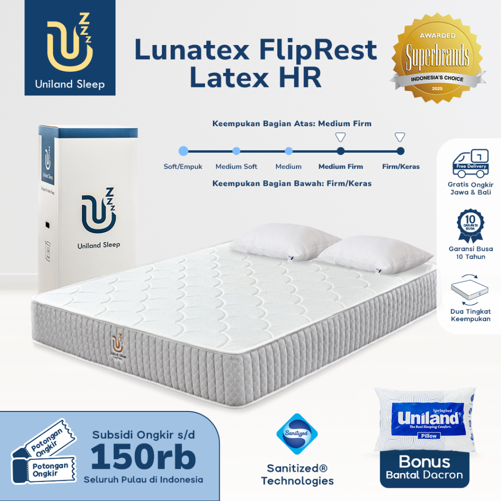 Uniland Sleep 200x200 / Super King Size / Kasur Busa / Pocket Spring