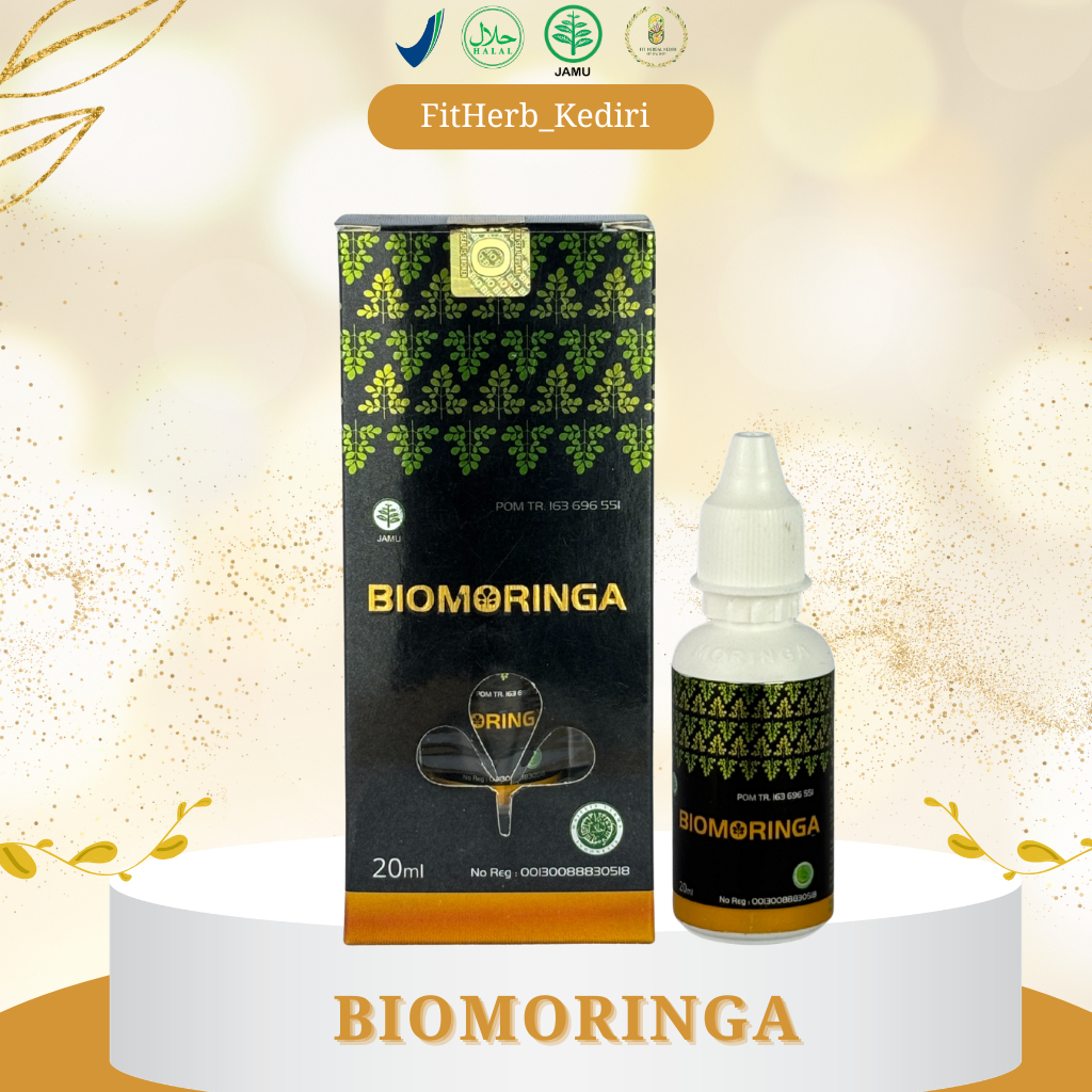 BIO MORINGA | JAMU TETES HERBAL ALAMI SEHAT OBAT KANKER &HIPERTENSI BPOM DAN MUI | BIOMORINGA