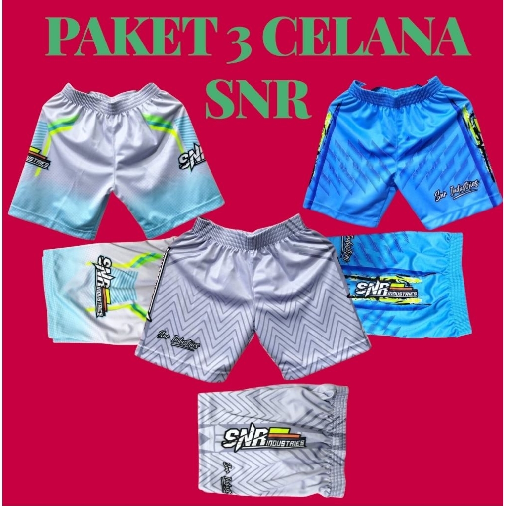 PAKET HEMAT CELANA SNR INDUSTRIES VOLI FULL PRINTING VOLI PAKET CELANA VOLI SNR INDUSTRIES VOLI TARK