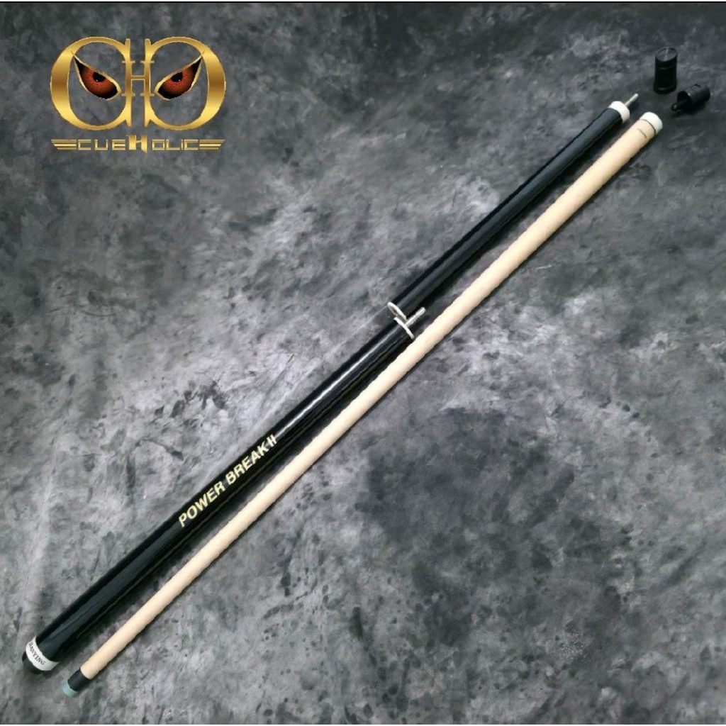 JIANYING POWER BREAK II - BREAK JUMP CUE - BLACK - WRAPLESS
