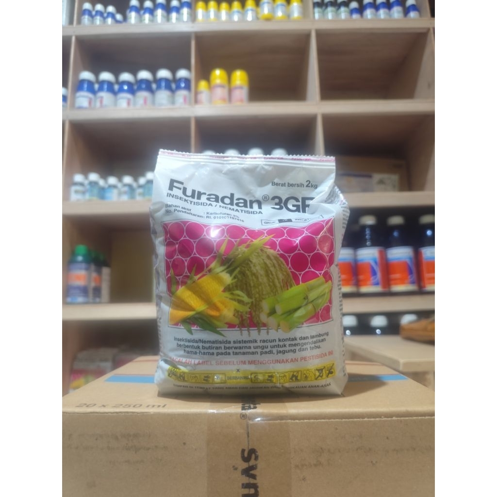 Furadan Insektisida 2kg - Sistemik, Kontak, dan Lambung untuk Tanaman Padi dan Jagung