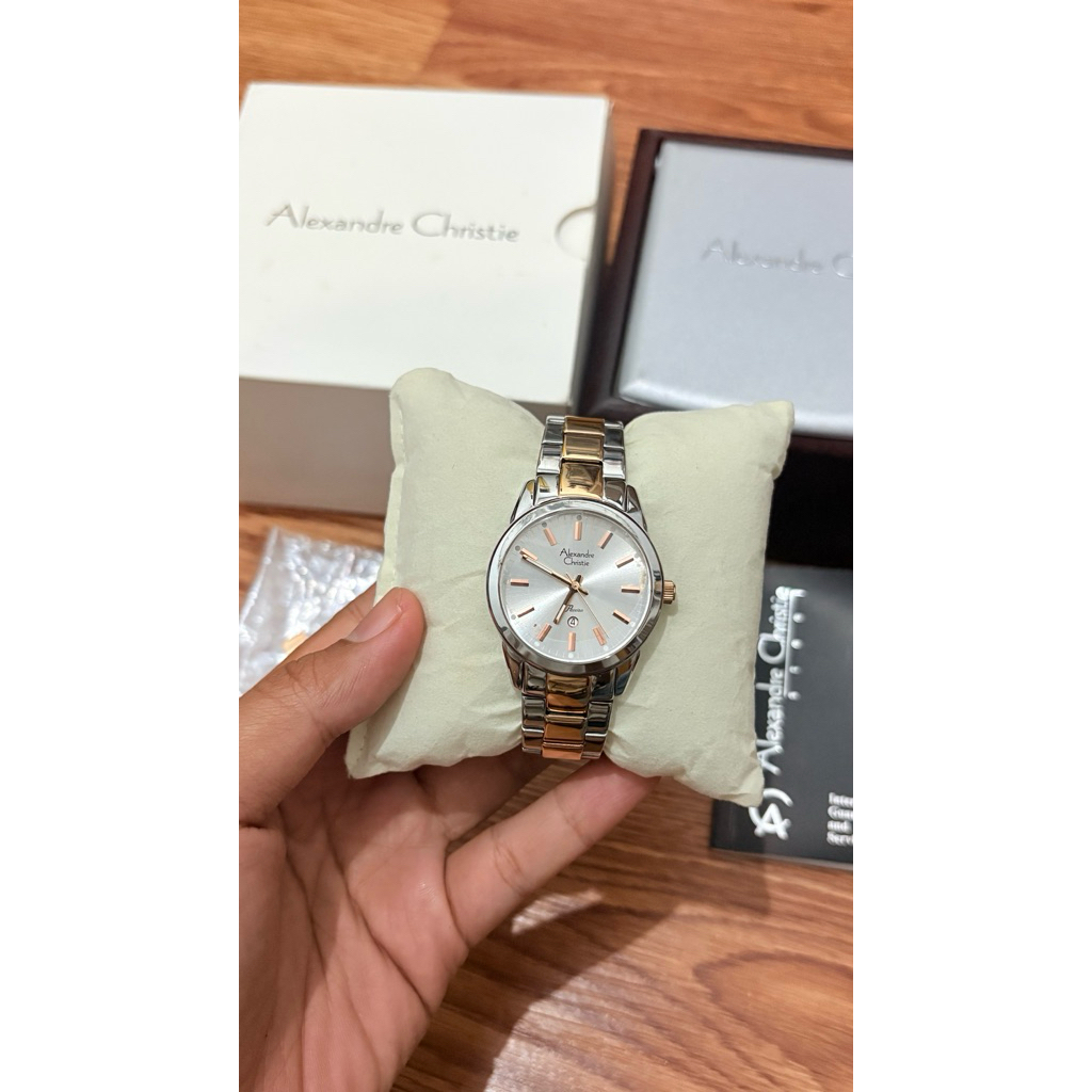 Alexandre Christie jam tangan wanita ori second like new