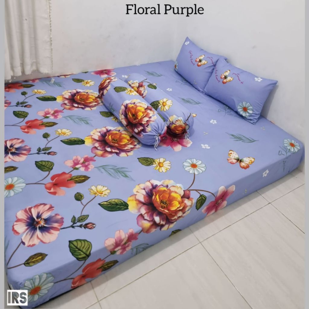 SPREI HOMEMADE MOTIF FLORAL PURPLE