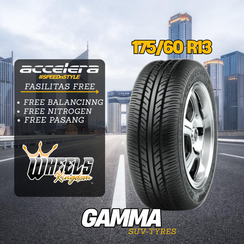 Ring 13 Ban Tubeless Ukuran 175/60-13 Ring13 Type Accelera Gamma