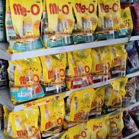 MEO ME-O KERING 1.1-1.2KG BESAR 450G KECIL PAKAN MAKANAN KUCING KERING KIBBLE RENYAH ANAK ANAKAN DEW