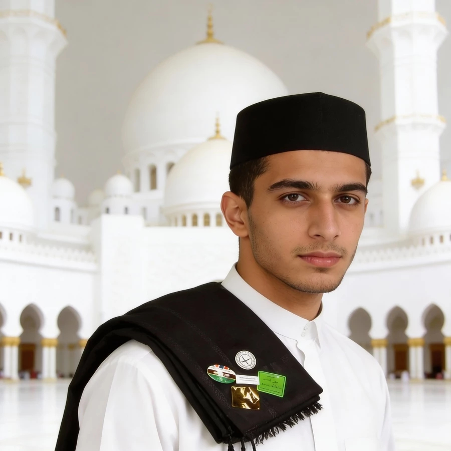 Sorban Arafat Almas Hitam Sorban Haji Umroh Pria Premium Sorban Sholat Oleh Oleh Haji