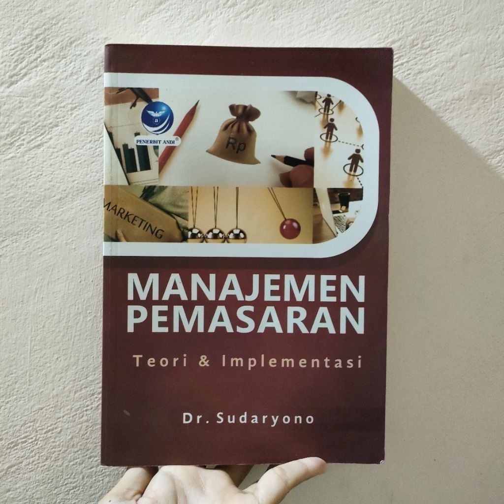 preloved buku manajemen pemasaran teori dan implementasi dr. sudaryono