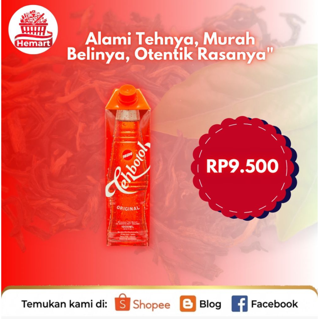 Teh Botol Sosro 1 Liter