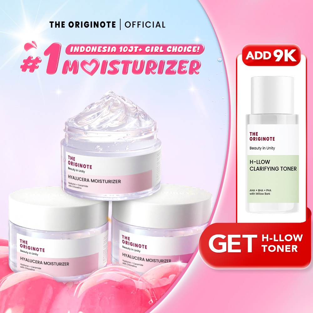 [FREE GIFT] The Originote Hyalucera Moisturizer Gel 50ml - Pelembap Wajah Moisturizer Ceramide Hyalu