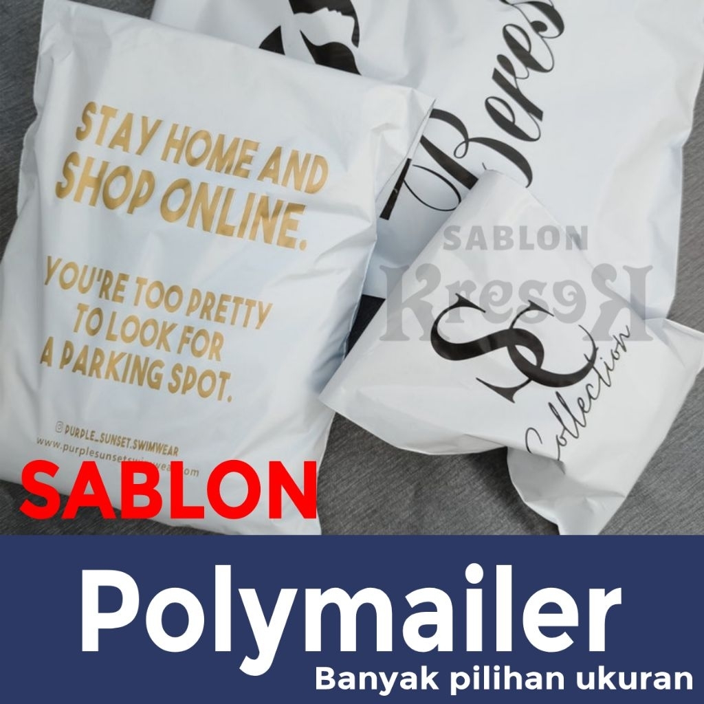Polymailer murah plastik polymailer custom sablon polymailer DESAIN GRATIS polymailer packing polyma