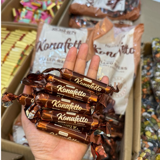 Coklat Konafetto Roshen – Coklat wafer Arab