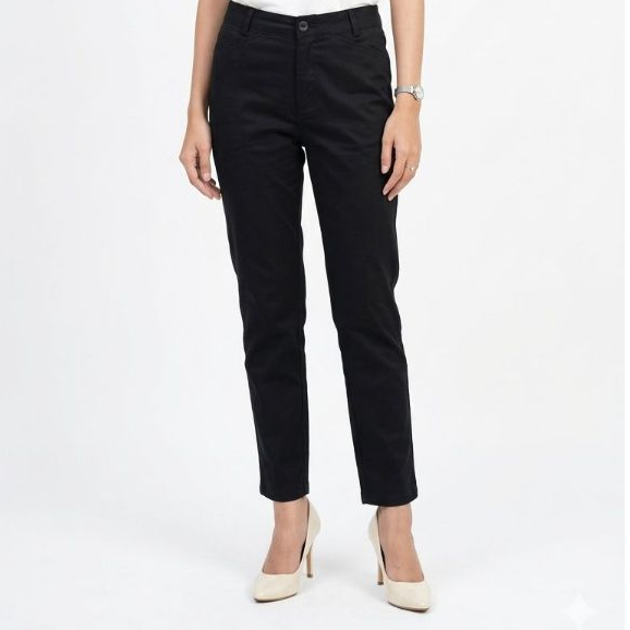 Eprise Chinos Pants BLACK BP09 | Celana Panjang Casual Wanita | Celana Kerja
