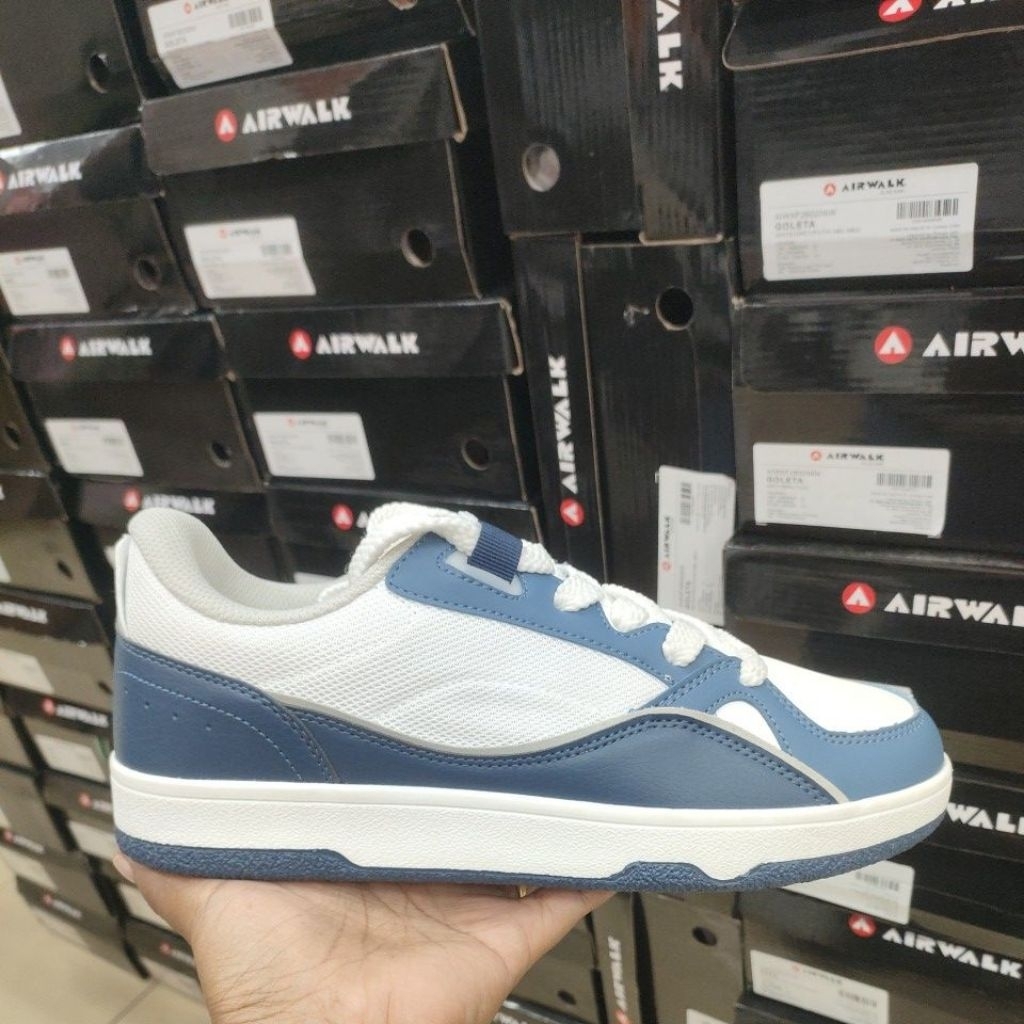 AIRWALK ERWIN XF250712N SEPATU KASUAL PRIA_WHITE NAVY