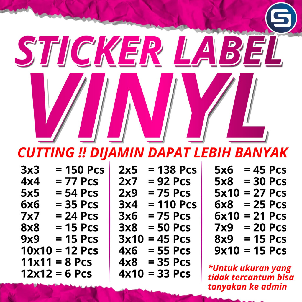 cetak sticker vinyl EXPRESS