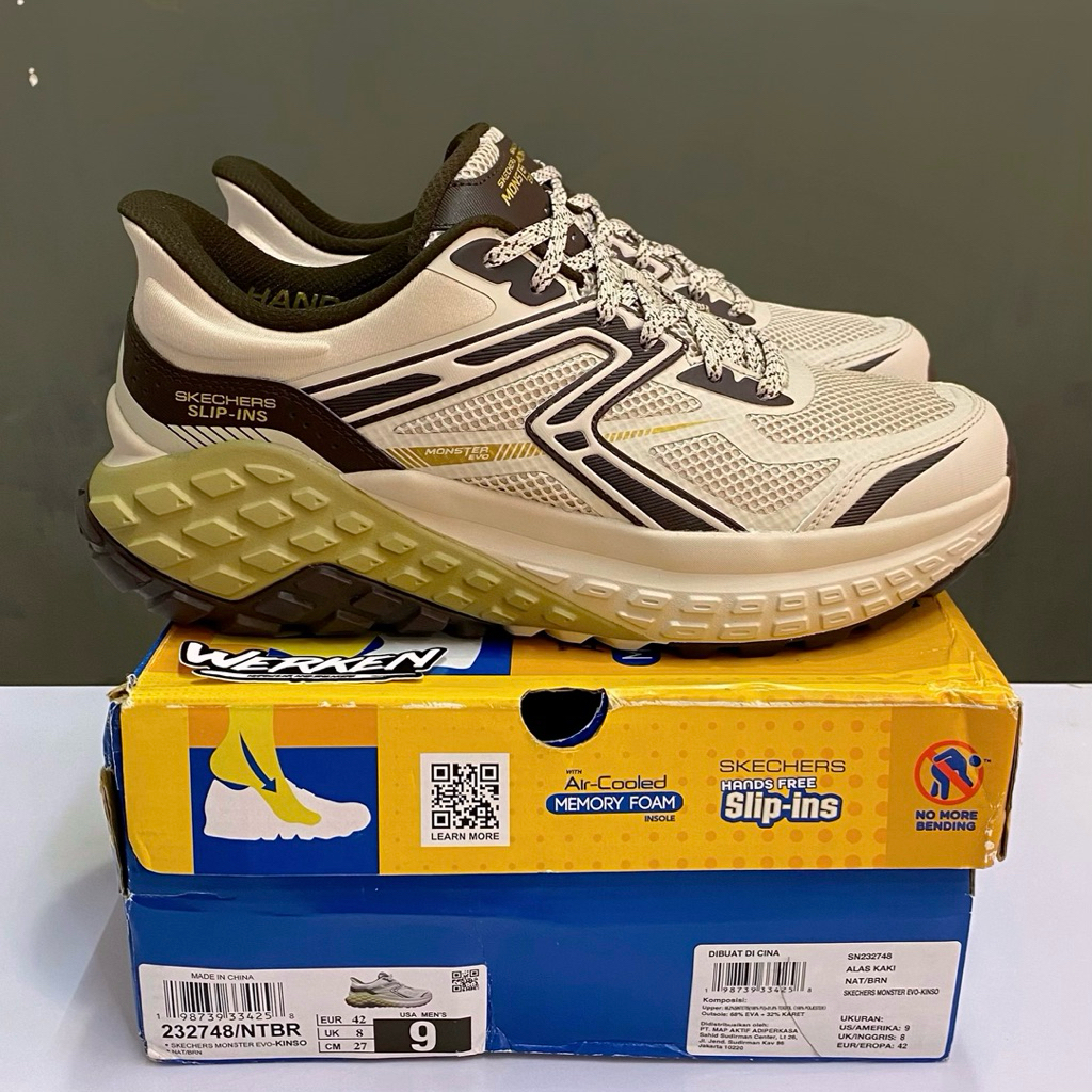 Sepatu Sneaker Original Skechers Monster EVO-Kinso (ORIGINAL RESMI BNIB)