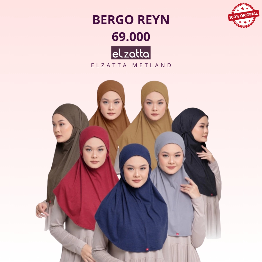 Dauky Bergo Reyn Hijab Instan Terbaru Nonpet bergo Maryam Bahan Kaos