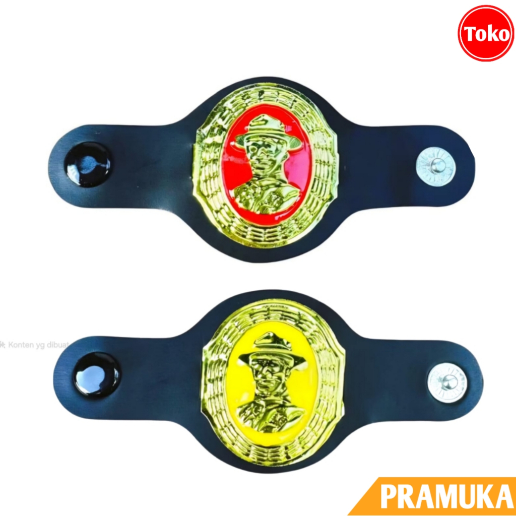 Ring Hasduk Pramuka Kalep Cat BADEN POWEL Timbul / Kolong Kacu Pramuka Kalep Cat Kupingan Baden Powe