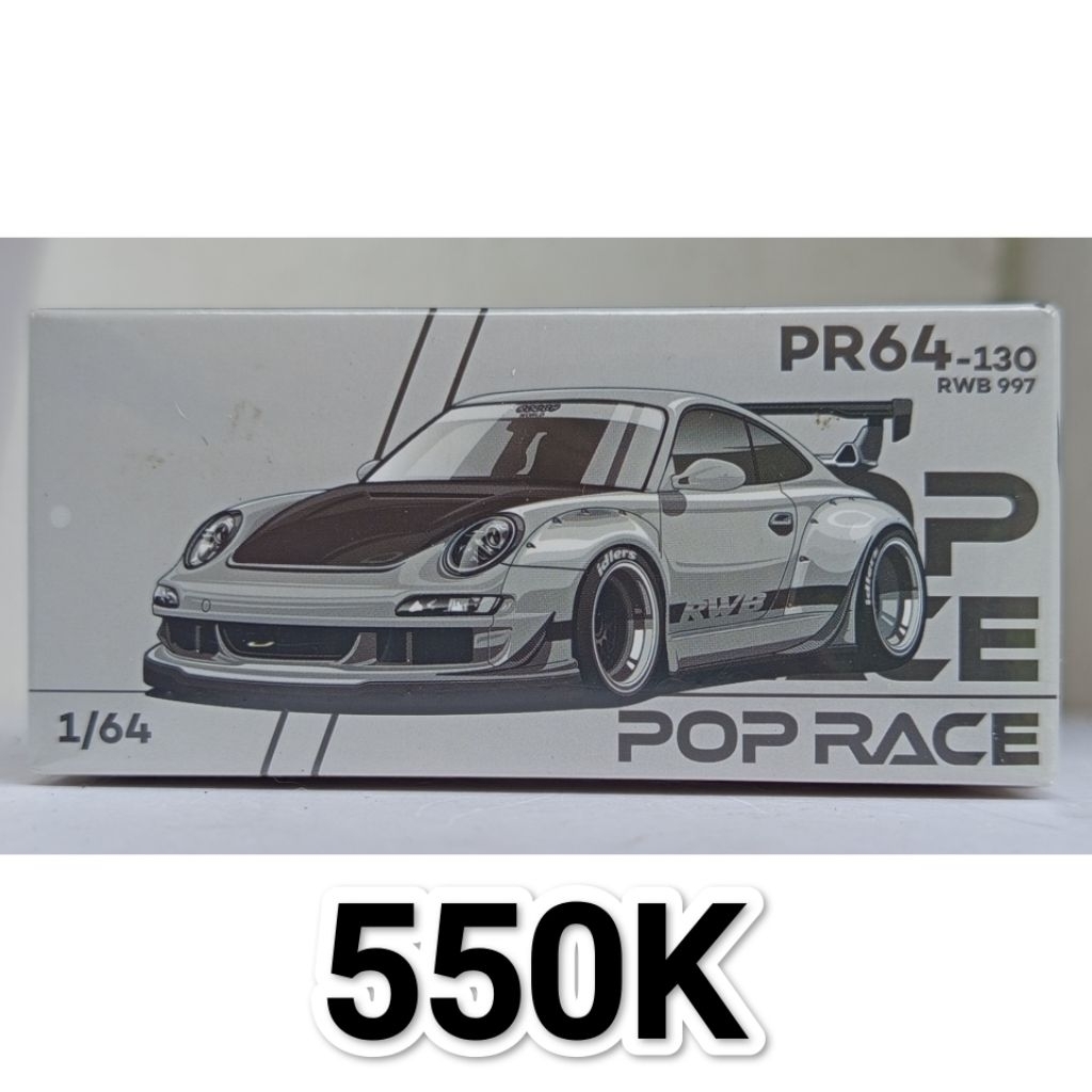 Diecast Mini Scale 64 Pop Race Porsche RWB 997