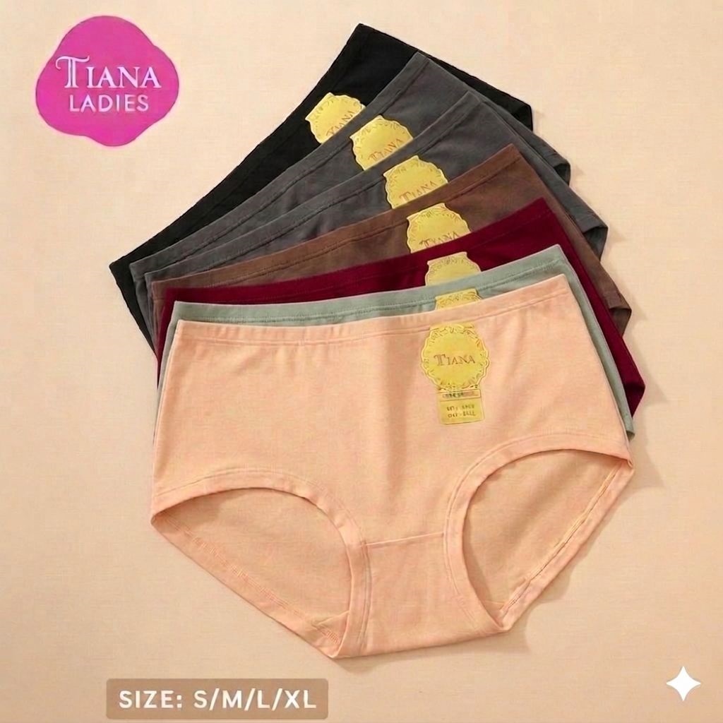 Celana Dalam Wanita TIANA 8108 - CD Dalaman Cewek Katun Premium ukuran M-L-XL-XXL-XXXL
