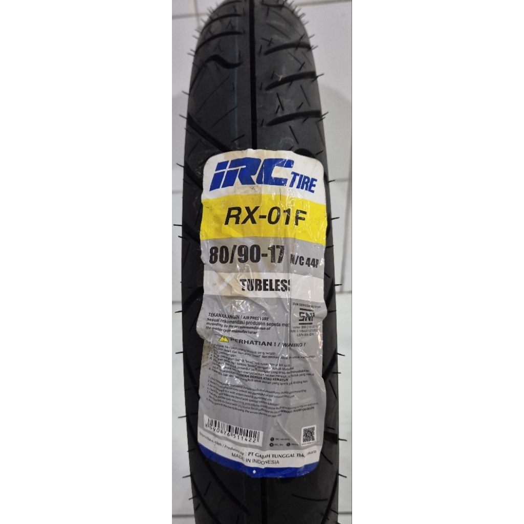 Ban Tubeless IRC 80/90-17 untuk Sonic 150R (RR)