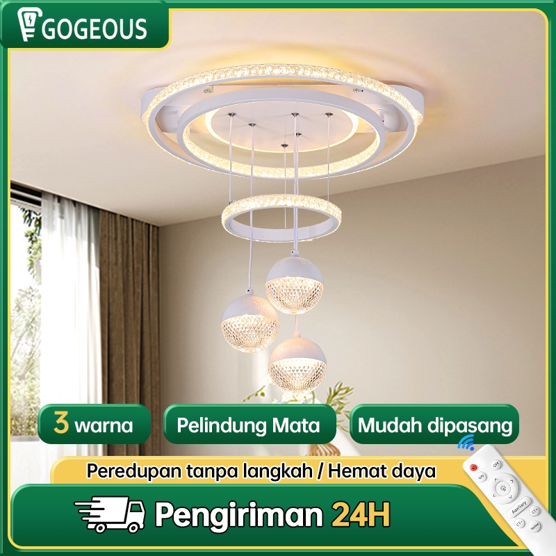 GOGEOUS Lampu Gantung Restoran Lampu Hias Ruang Tamu Kecil Baru Lampu Kamar Tidur Bar Lampu Gantung 