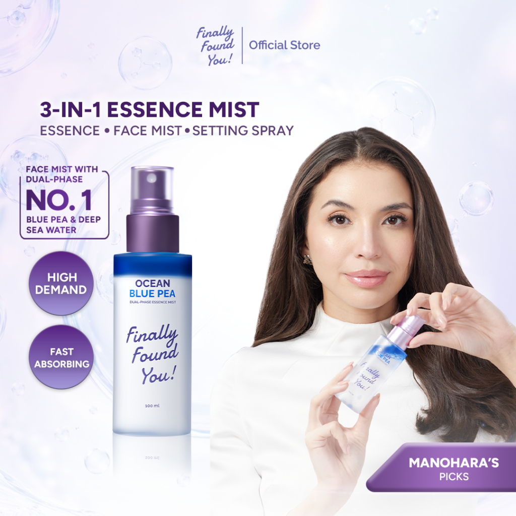 Finally Found You! Ocean Blue Pea Dual-Phase Essence Mist 100ml