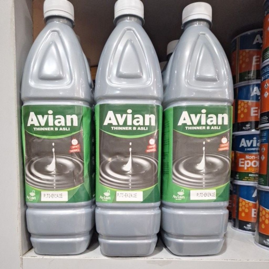 Avian Thinner B Asli tinner tiner pengencer cat minyak kayu besi 1 liter