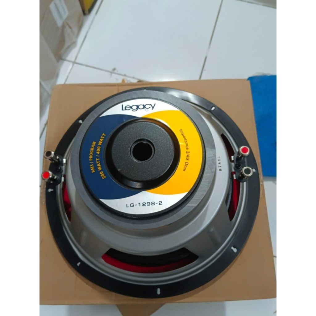 Stok terbatas  Speaker Legacy 12 inch LG 1298-2 Original subwoofer/ Speaker 12" LG-1298-2