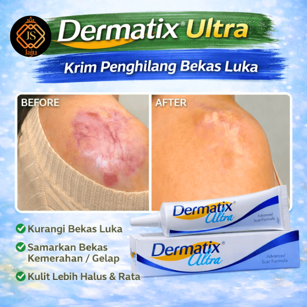 Penghilang Bekas Luka Hitam Koreng Cream Obat Salep Krim Menghilang Jerawat Ampuh Dermatix Ultra Ori