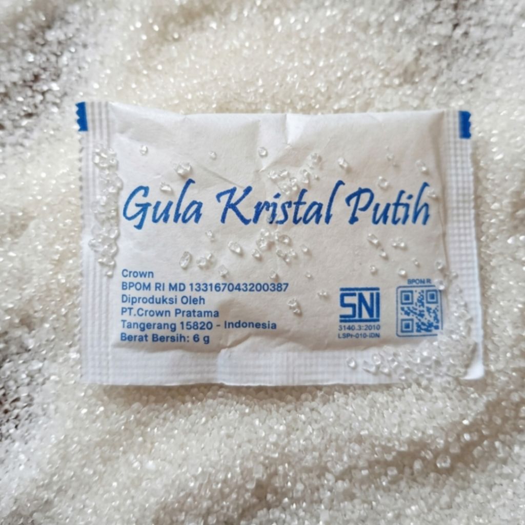 White Sugar Sachet / Gula Putih Sachet / Gula Hotel Sachet 6 gram
