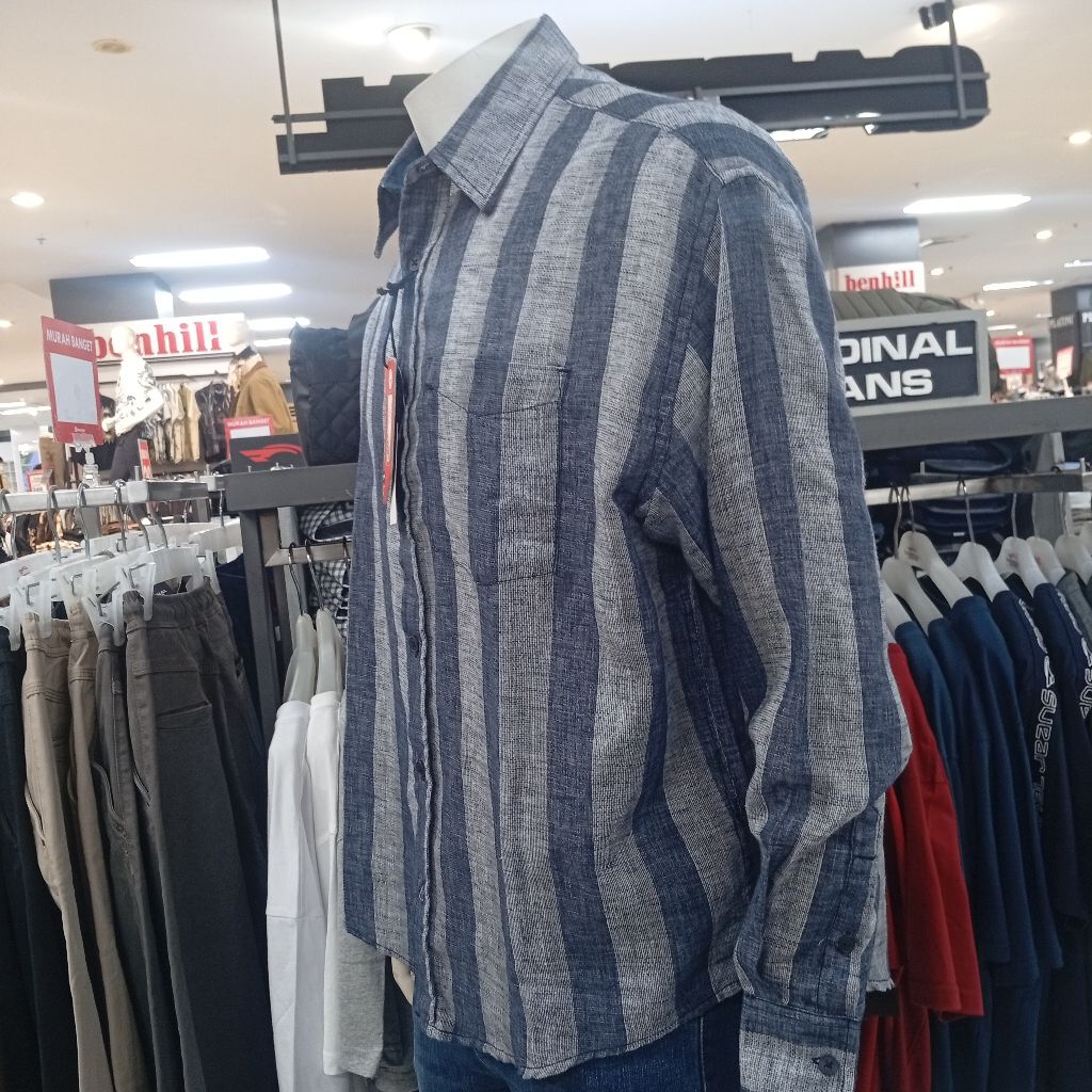 KEMEJA PRIA LENGAN PANJANG SLIMFIT CARDINAL JEANS