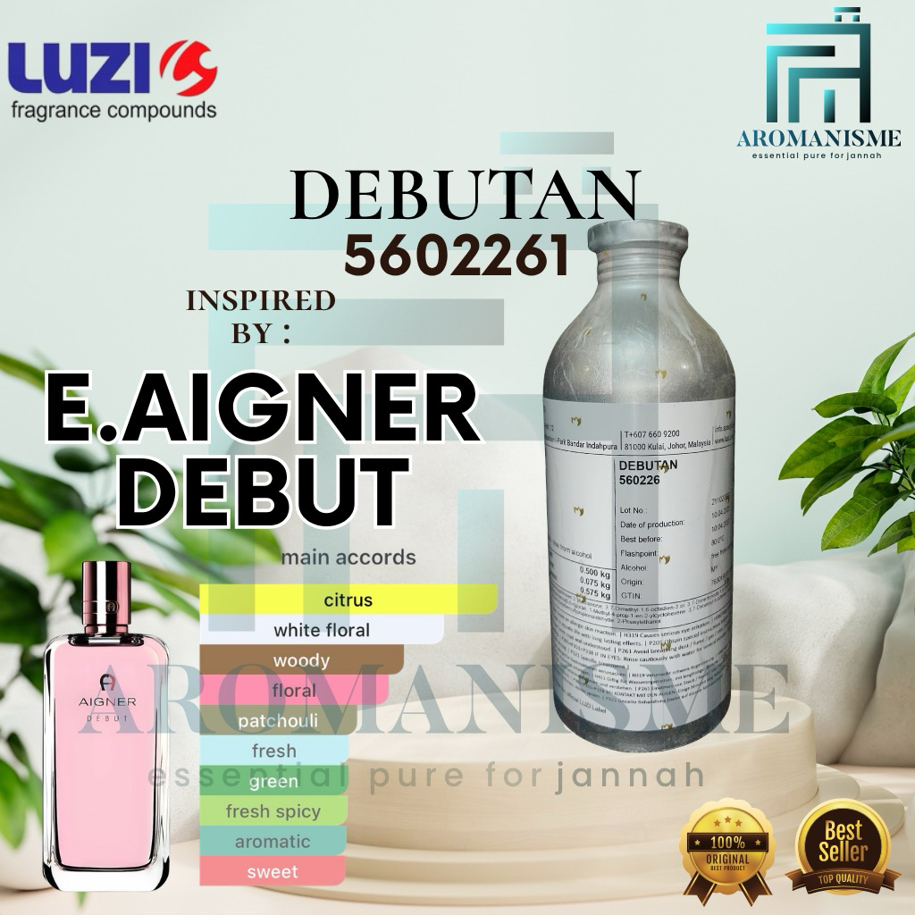 Bibit Parfum E Aigner Debut By Luzi Debutan 50ml / 100ml