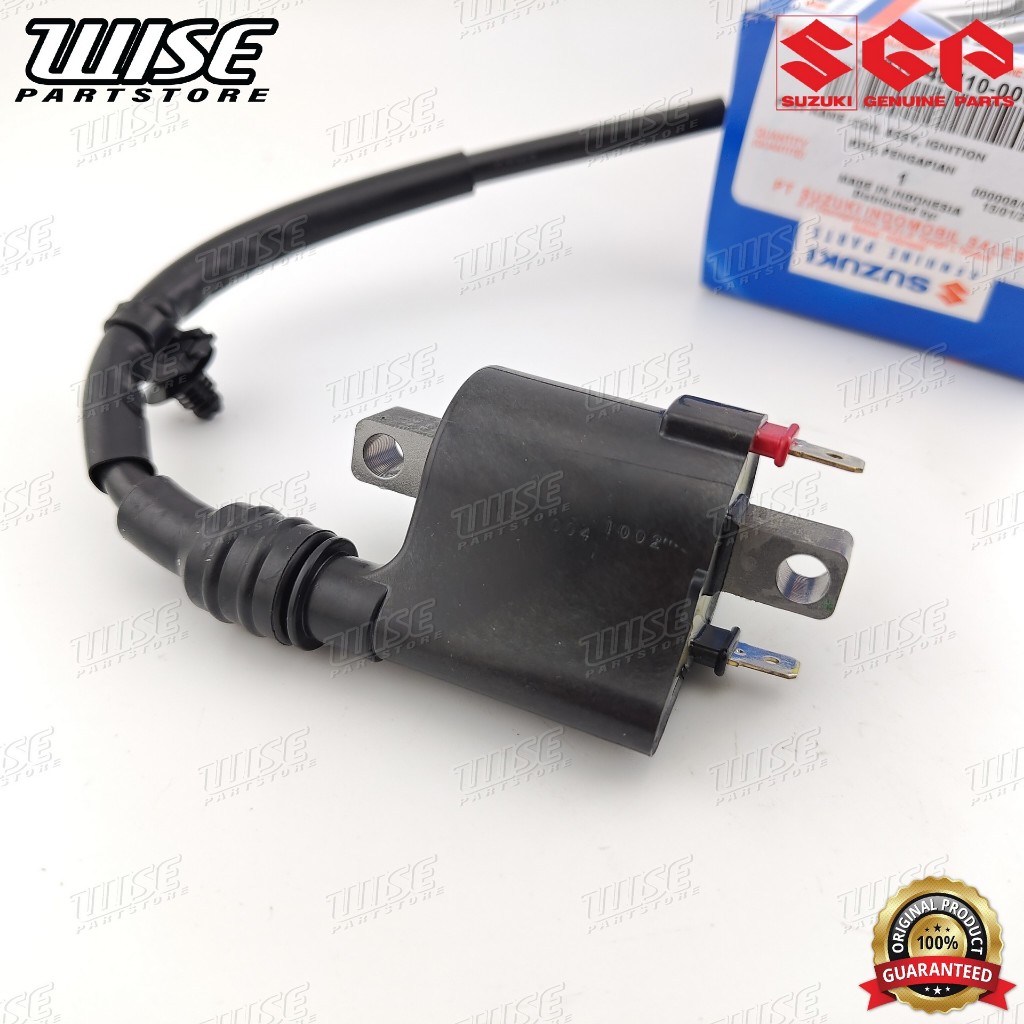 COIL KOIL PENGAPIAN GSX 150 SATRIA FU FI INJEKSI ORI SGP ORIGINAL SUZUKI KOIL PENYALA IGNITION R150 