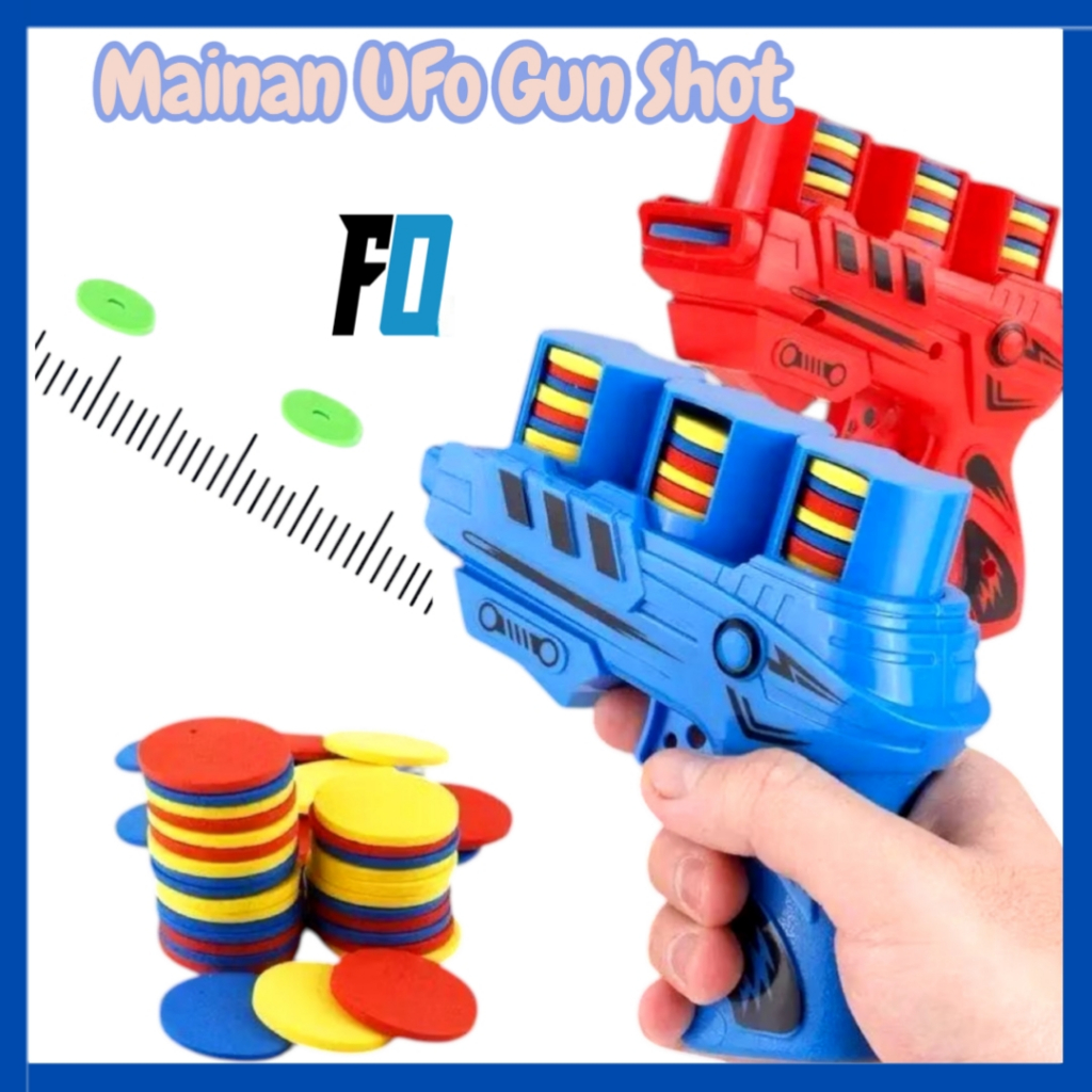 (FO)Mainan Anak Ufo Gun Tmbkan /Mainan Ufo Gun Shot