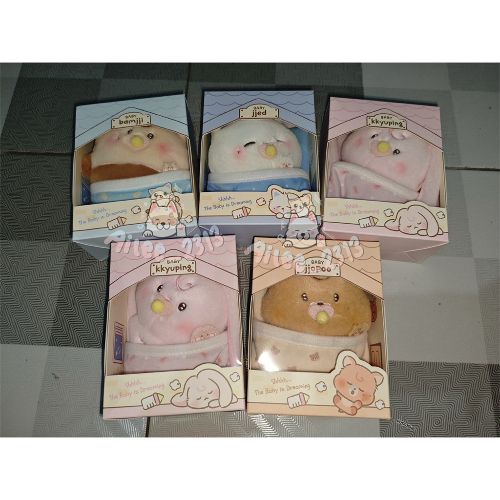 NCT DREAM DREAMIEZ BABY PLUSH KEYRING KKYUPING JJED JJOPOO BAMJJI SEALED