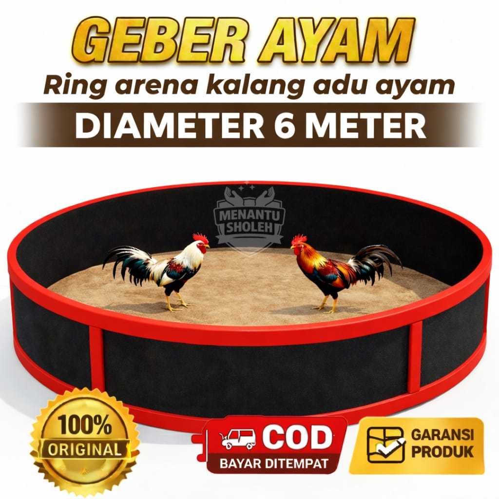 Geber ayam diameter lingkaran 6 meter tebal 20mm ring adu ayam arena adu ayam kalang adu ayam untuk 