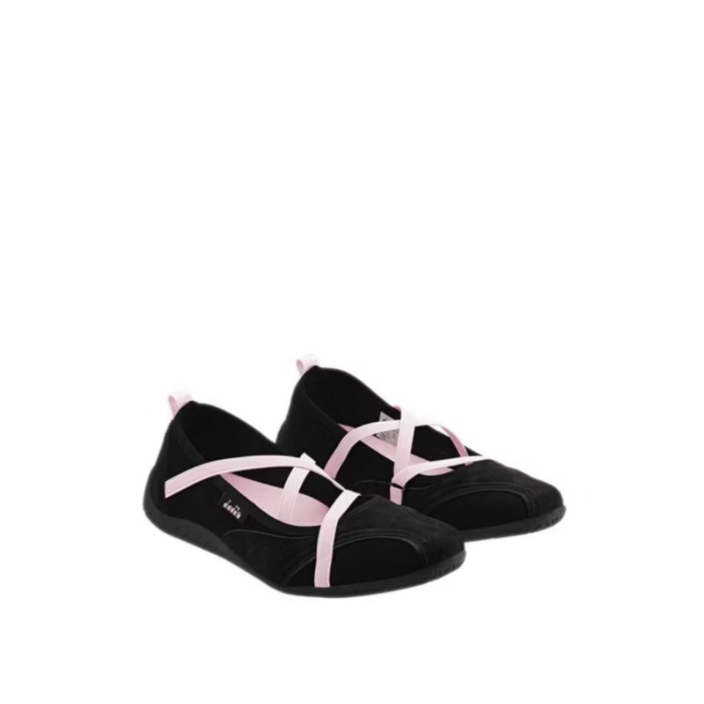 Diadora Purlie Womens Lifestyle Shoes-Black Pink