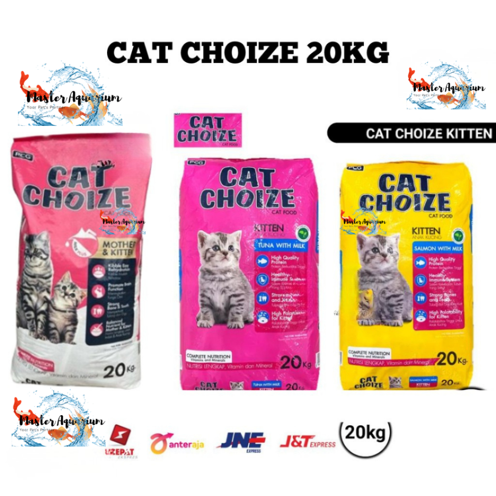 CAT CHOIZE KITTEN TUNA 20 KG / CAT CHOIZE KITTEN SALMON 20 KG FRESHPACK / CAT CHOIZE MOTHER & KITTEN