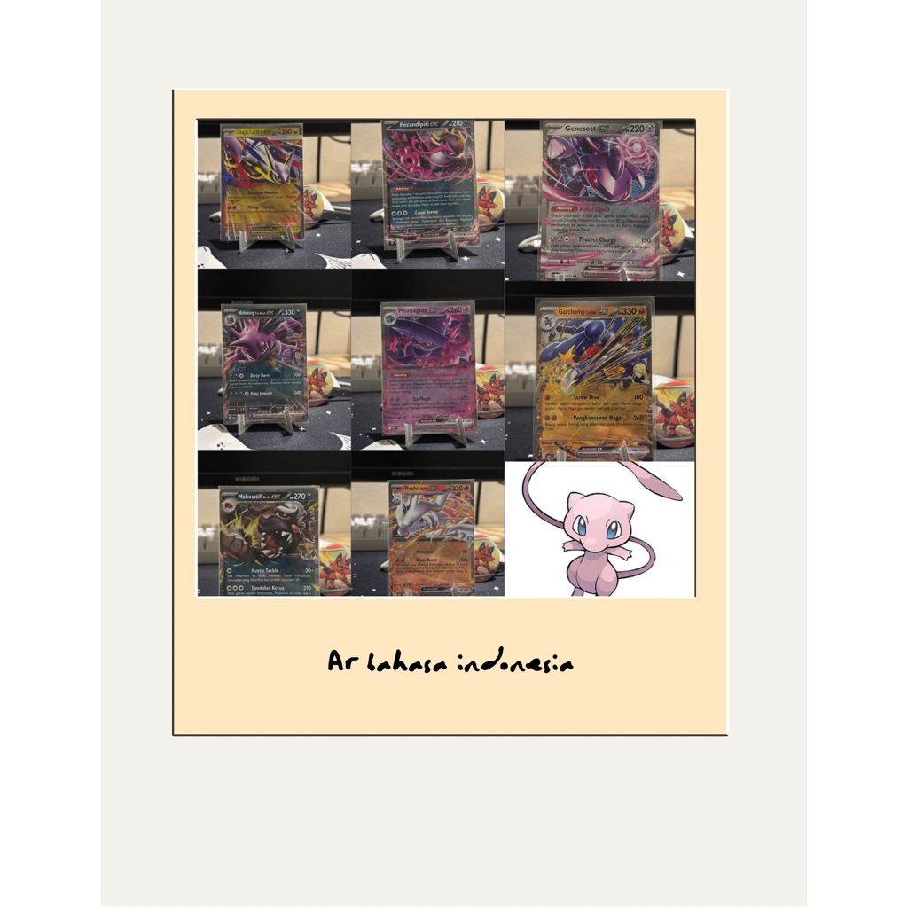 Pokemon card (RR) indonesia